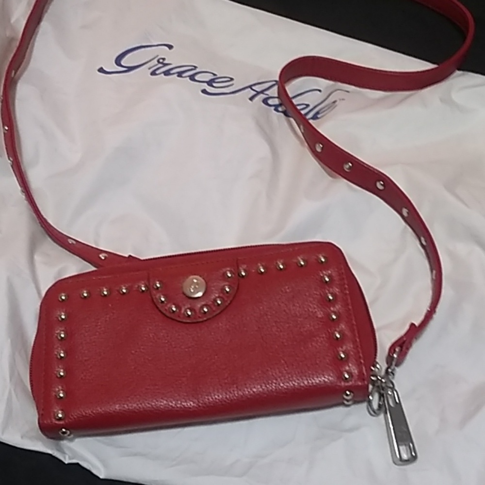 Grace Adele hand bag new with silk bag